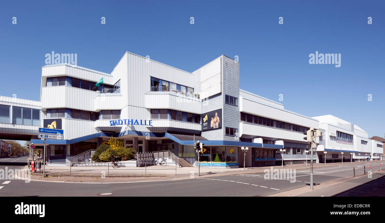 Convenzione e centro culturale, Stadthalle Wilhelmshaven, Wilhelmshaven, Bassa Sassonia, Germania Foto Stock