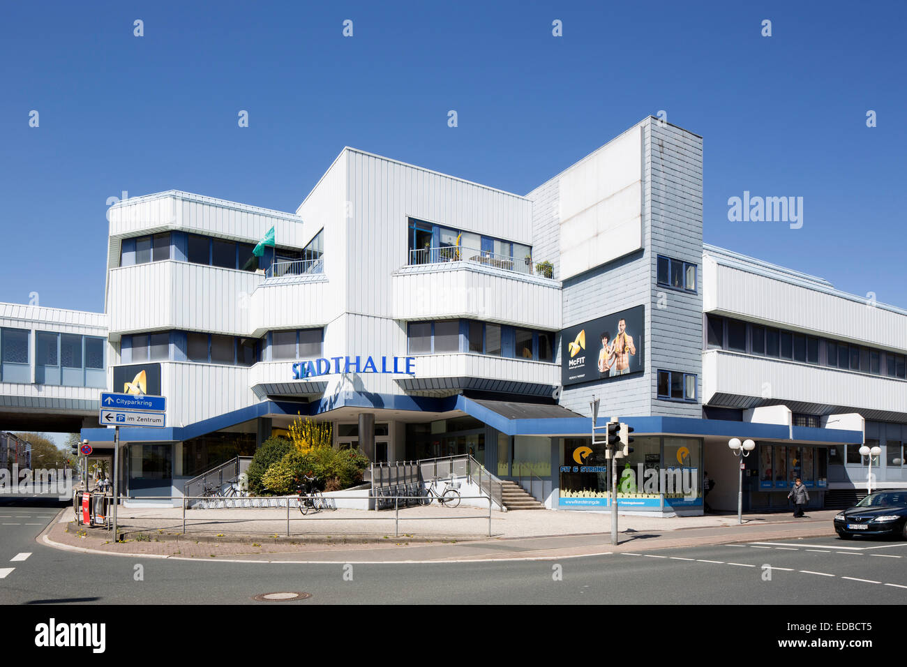 Convenzione e centro culturale, Stadthalle Wilhelmshaven, Wilhelmshaven, Bassa Sassonia, Germania Foto Stock
