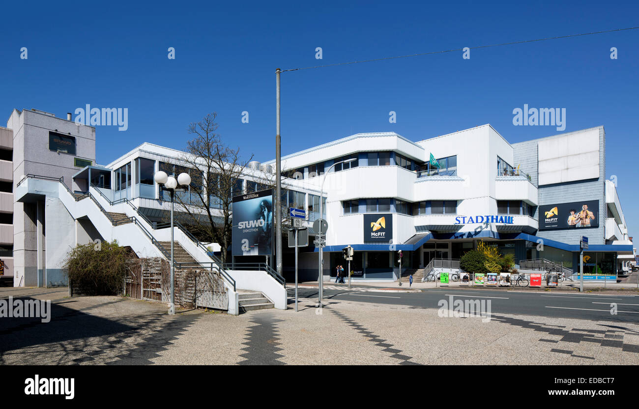 Convenzione e centro culturale, Stadthalle Wilhelmshaven, Wilhelmshaven, Bassa Sassonia, Germania Foto Stock
