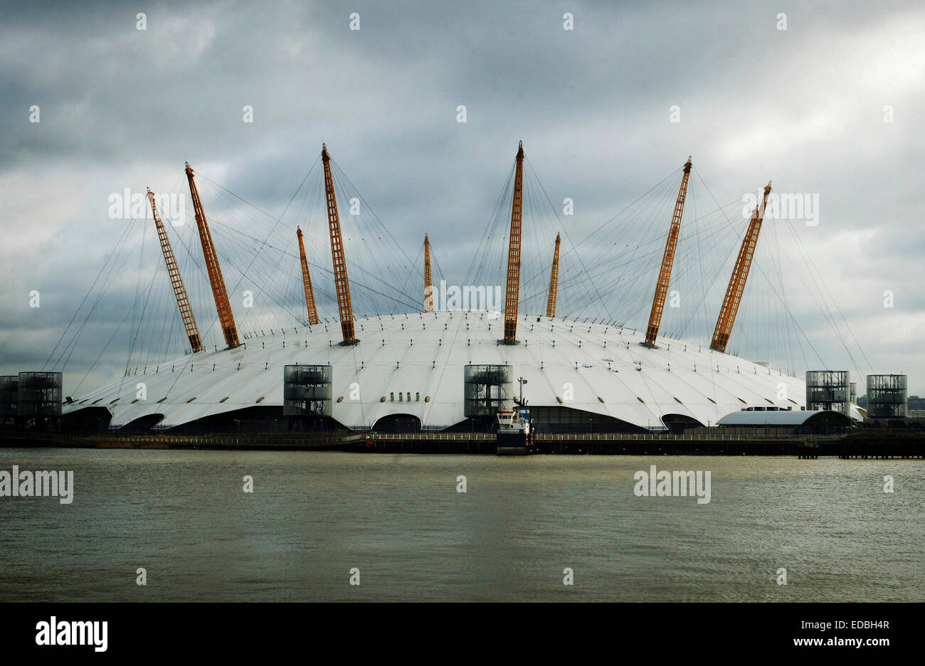 Il Millennium Dome di Londra. Foto Stock