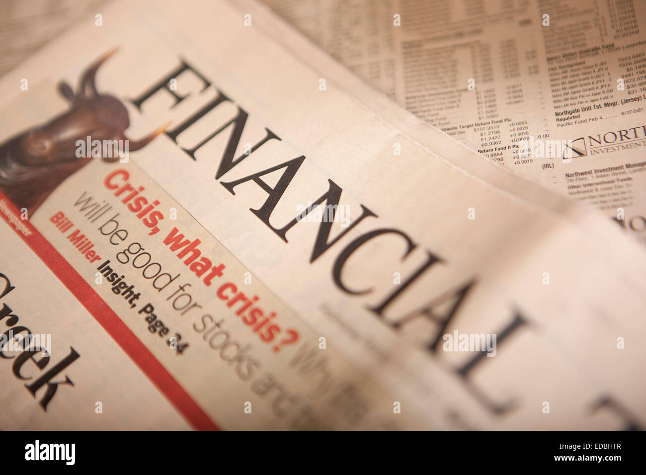 Il Financial Times. Foto Stock