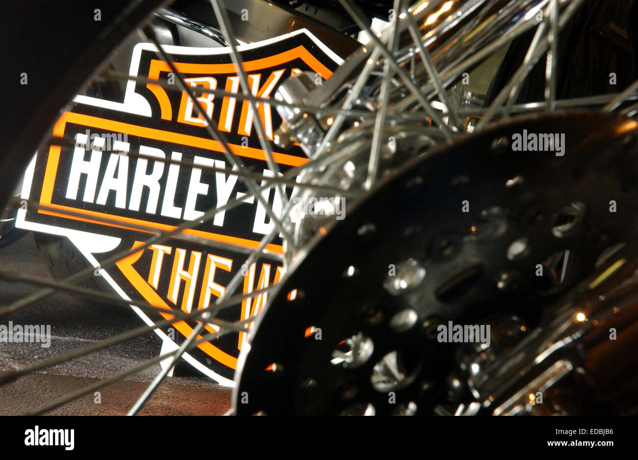 Harley-Davidson logo prodotto. Foto Stock