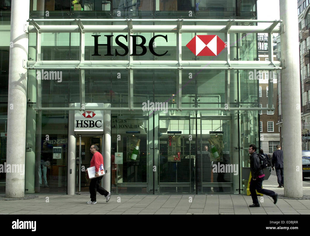 Mostra immagine: una filiale HSBC nel centro di Londra. Foto Stock