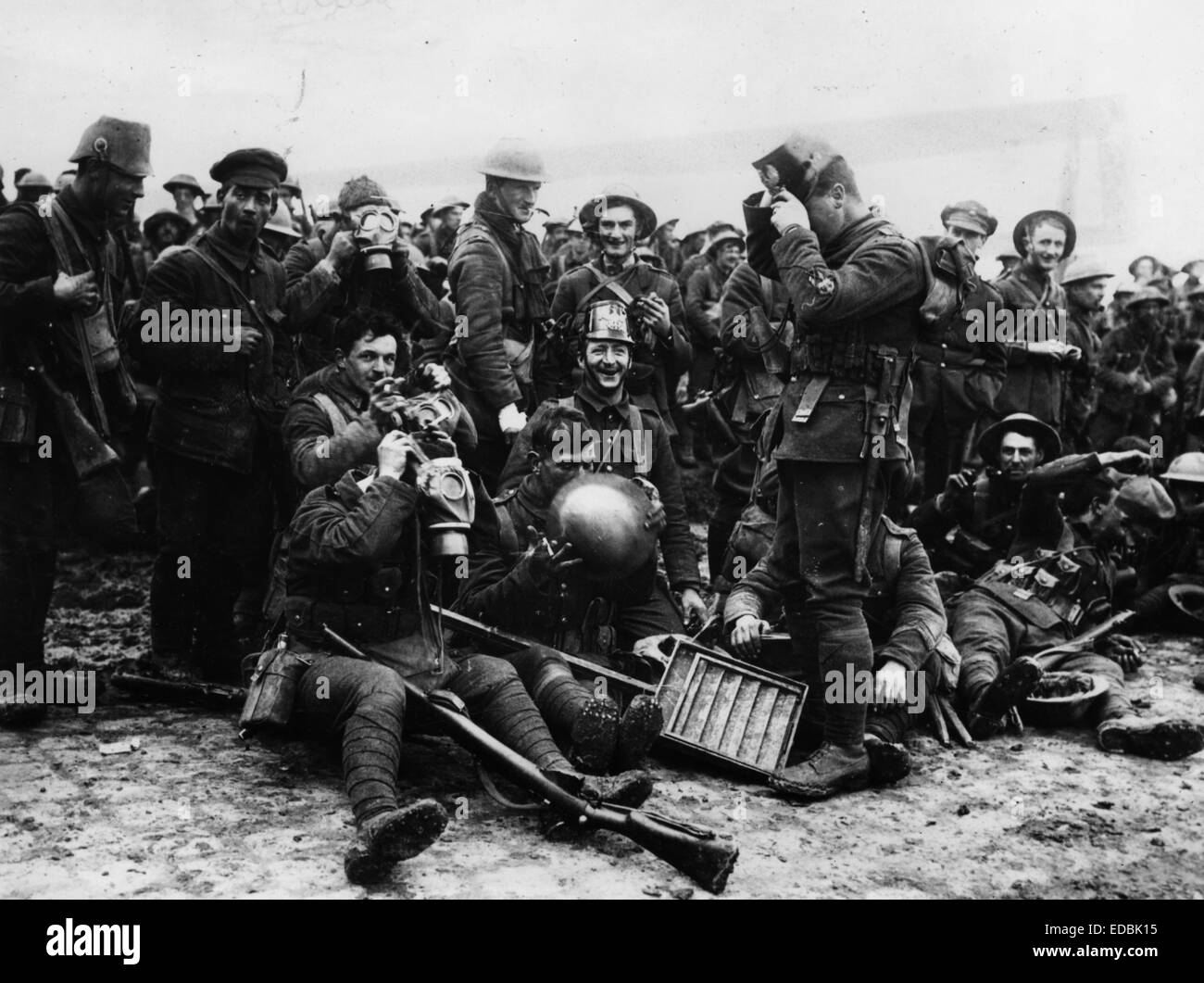 Azioni di St Eloi crateri. Foto Stock