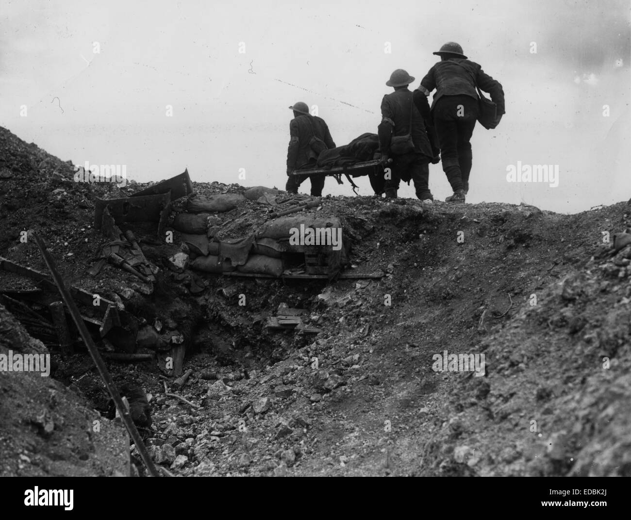 Battaglia di Thiepval Ridge. Foto Stock