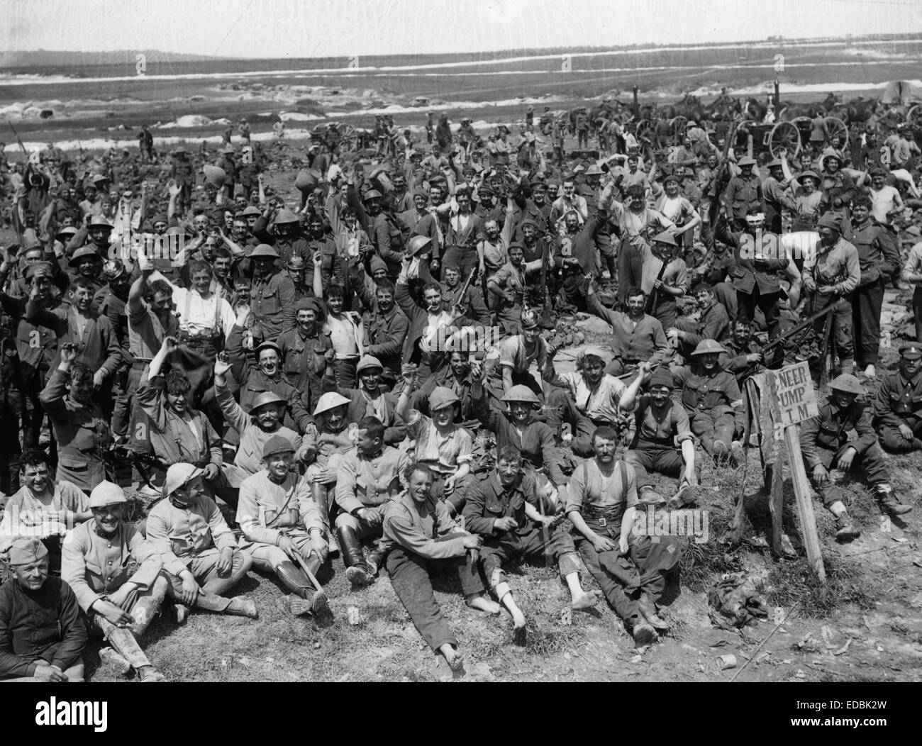 Battaglia di Albert. Foto Stock