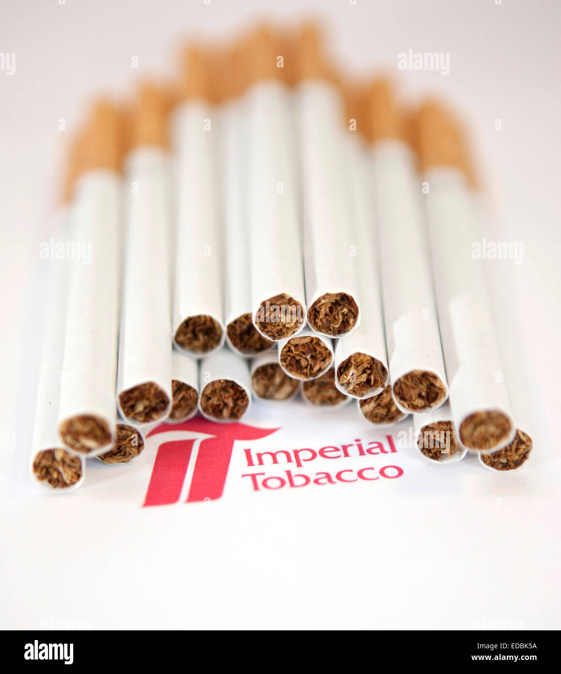 Imperial Tobacco logo e sigarette. Foto Stock
