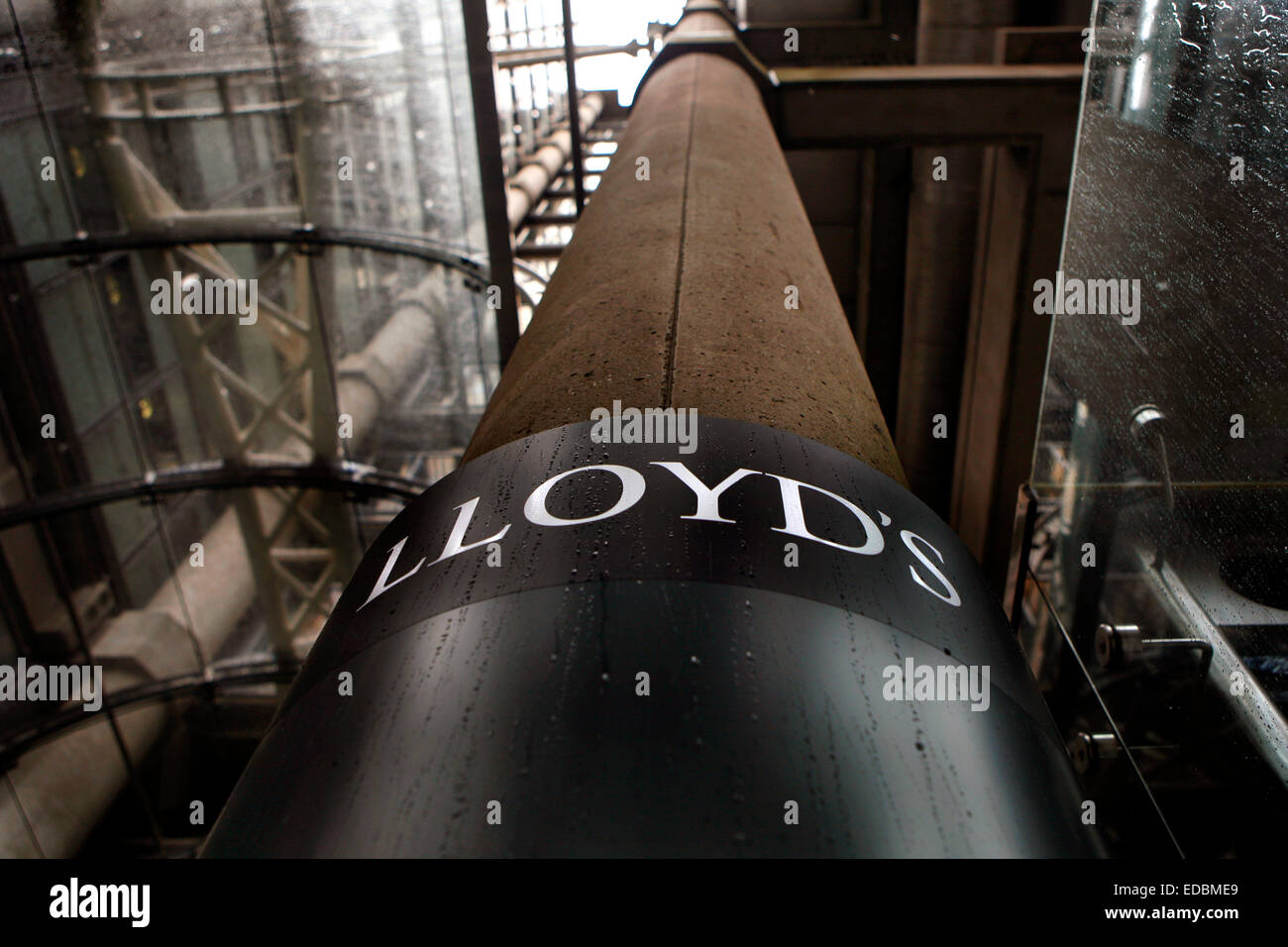 La figura mostra la ricerca industriale Lloyds sede su Leadenhall Street a Londra Foto Stock