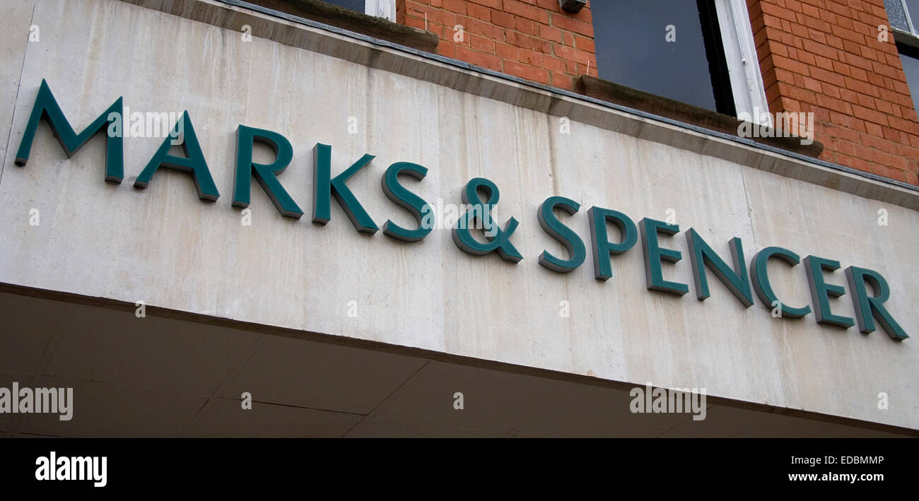 Un Marks & Spencer store, Cambridge. Foto Stock