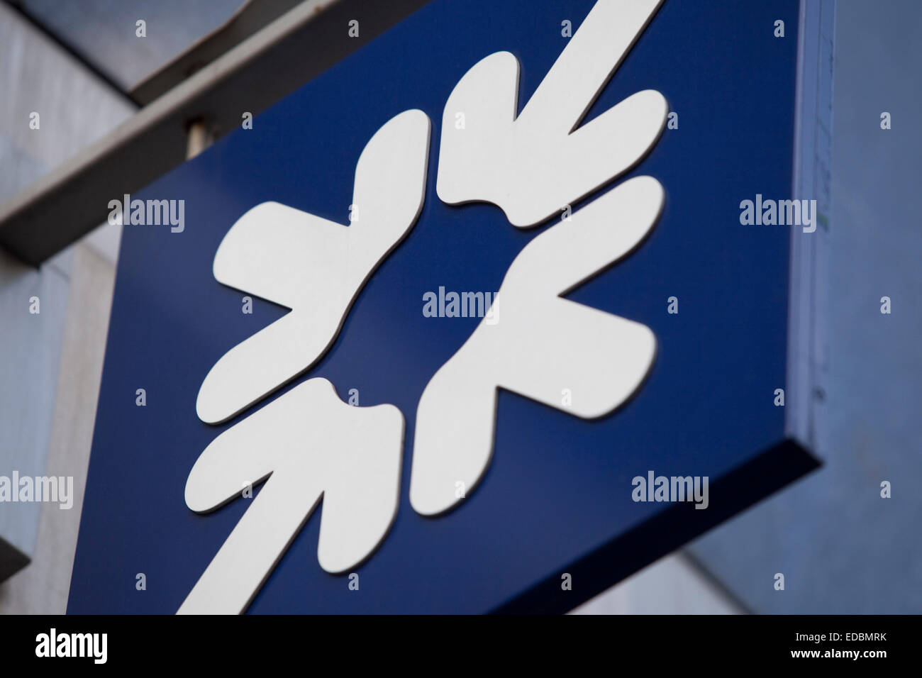 Il logo RBS. Foto Stock