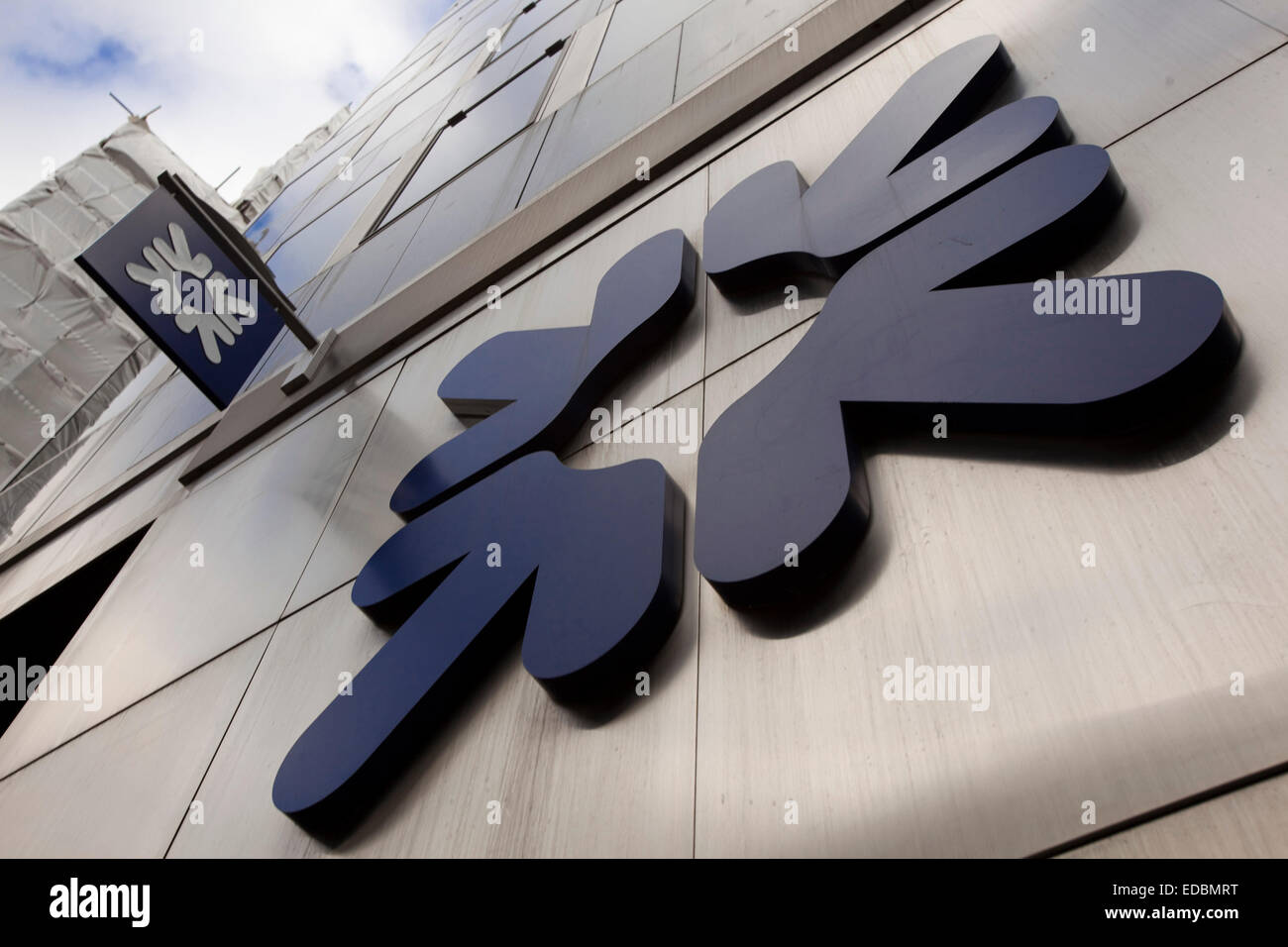 Esterno il colpo di RBS London City office. Foto Stock