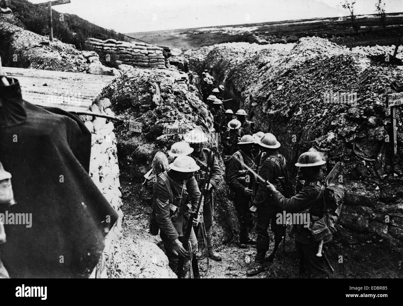 Battaglia di Albert. Foto Stock