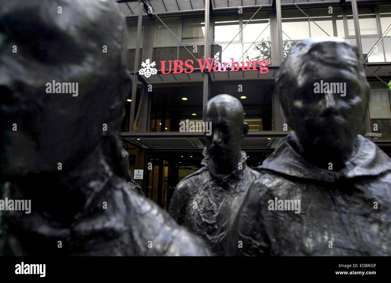 Mostra immagine: UBS Warburg, uffici di Londra. Foto Stock