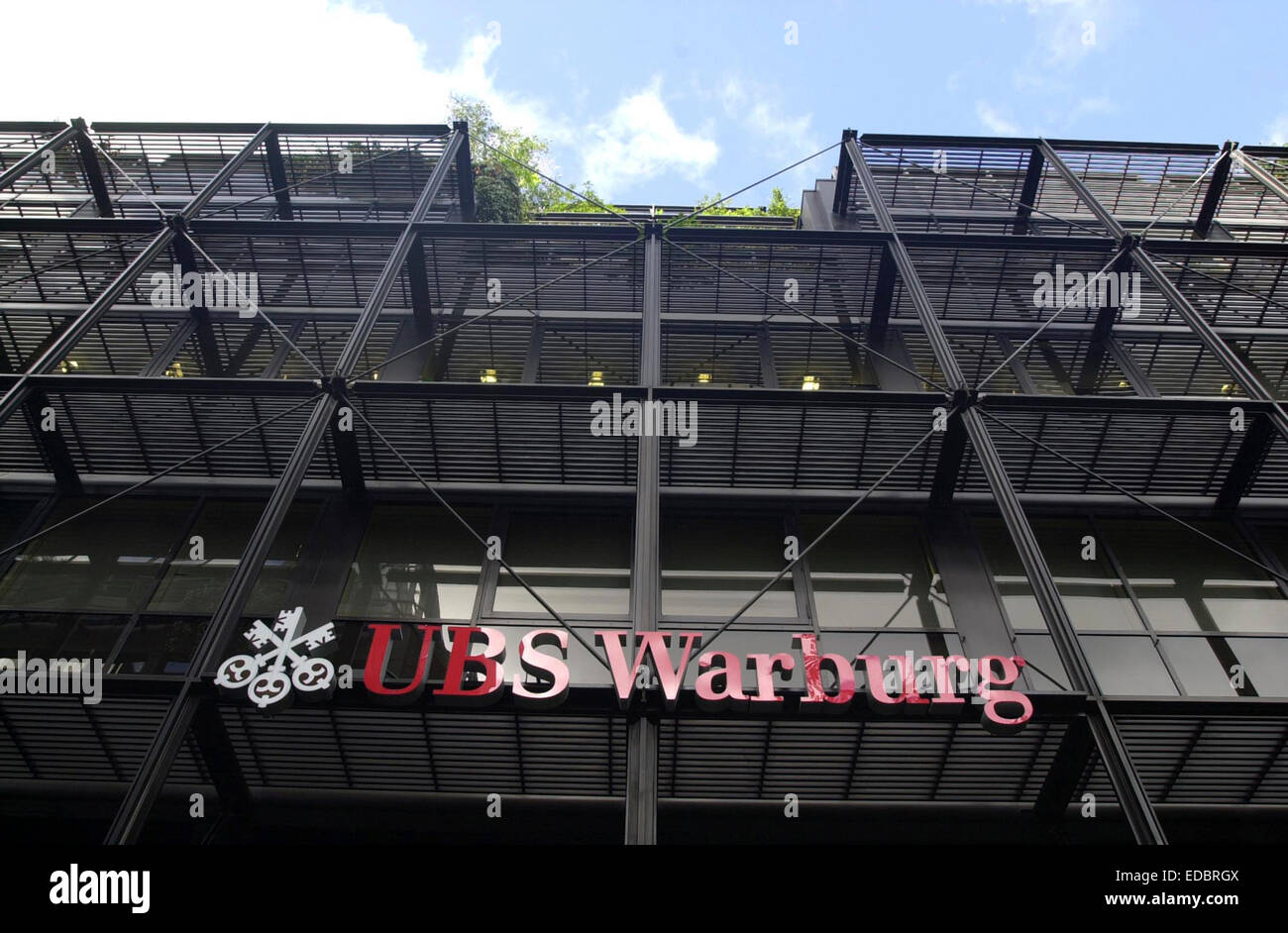 Mostra immagine: UBS Warburg, uffici di Londra. Foto Stock