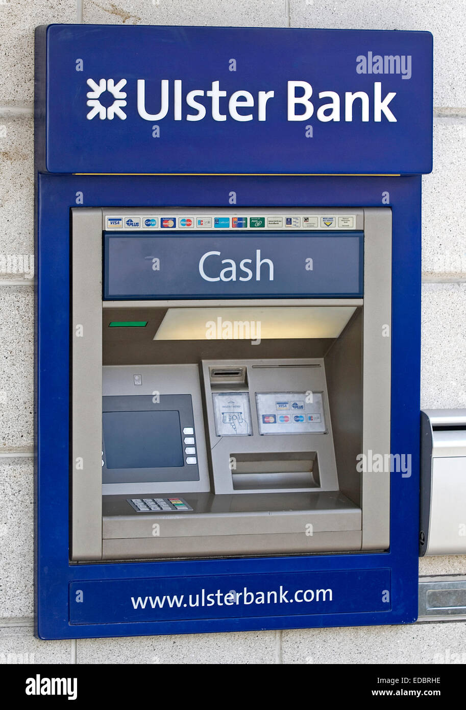 Un ramo della Ulster Bank, Roscommon, Irlanda occidentale. Foto Stock