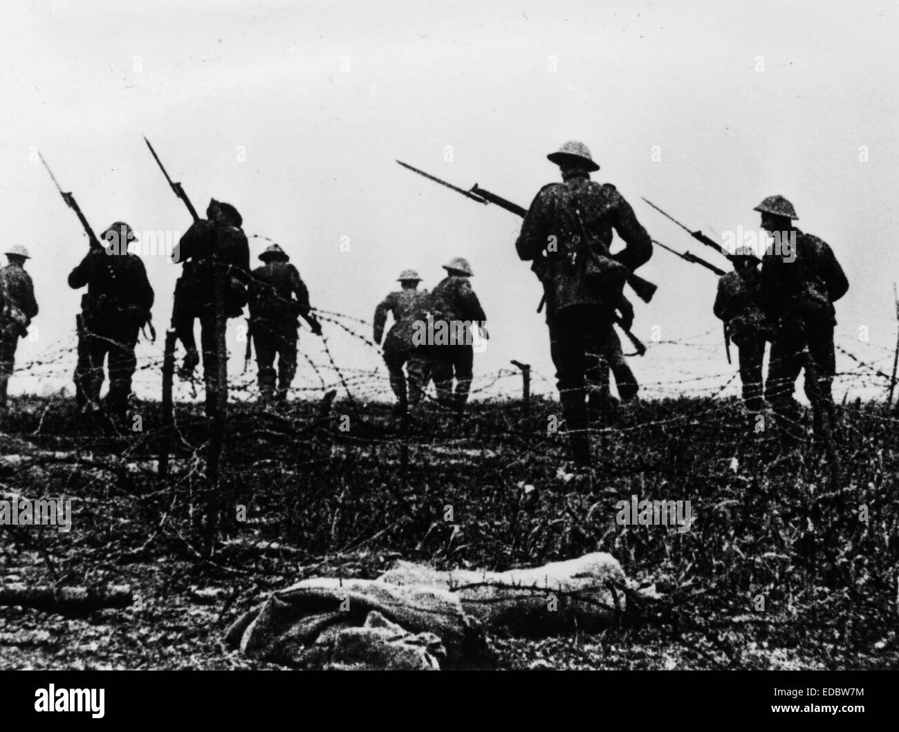 Battaglia delle Somme. Foto Stock