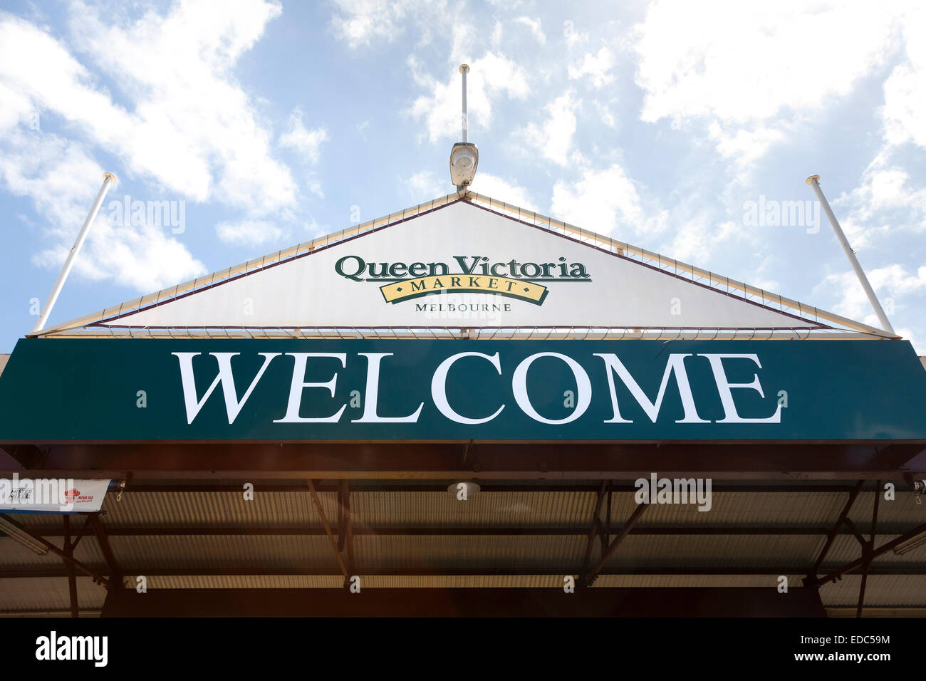 Queen Victoria Market di Melbourne, Australia Foto Stock