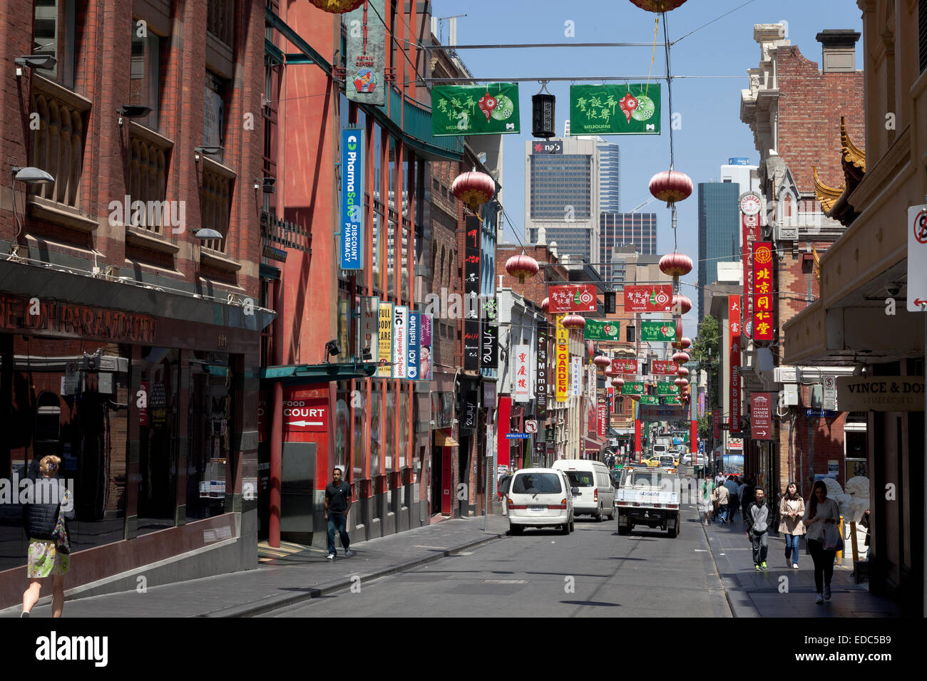 Chinatown a Melbourne, Australia Foto Stock