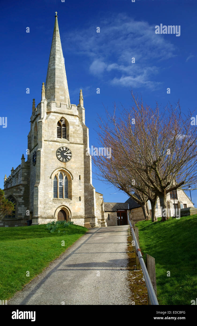 UK,South Yorkshire,Sud Anston,St James Church Foto Stock