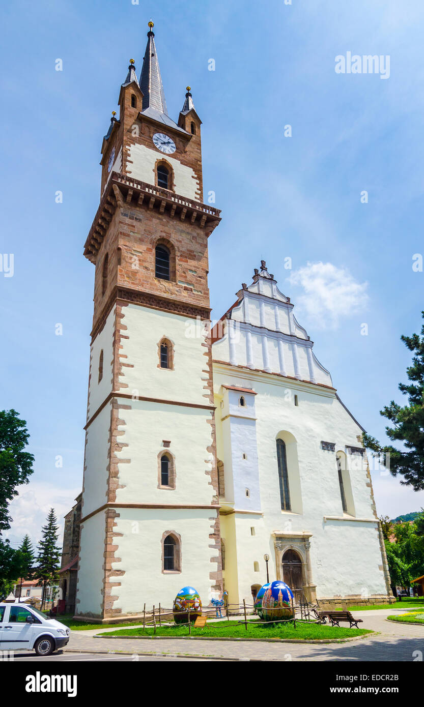 Vecchia chiesa in - Miercurea Ciuc, Romania Foto Stock