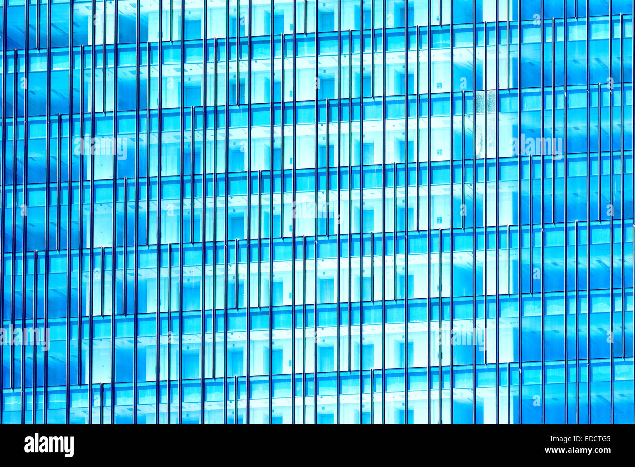 Foto retrò del grattacielo Ufficio astratto di Windows Foto Stock