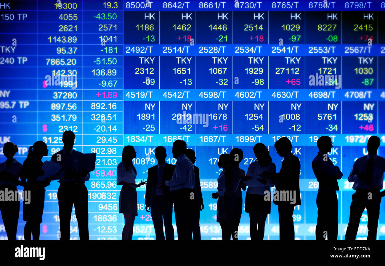 Stock Exchange mercato concetti commerciali Foto Stock