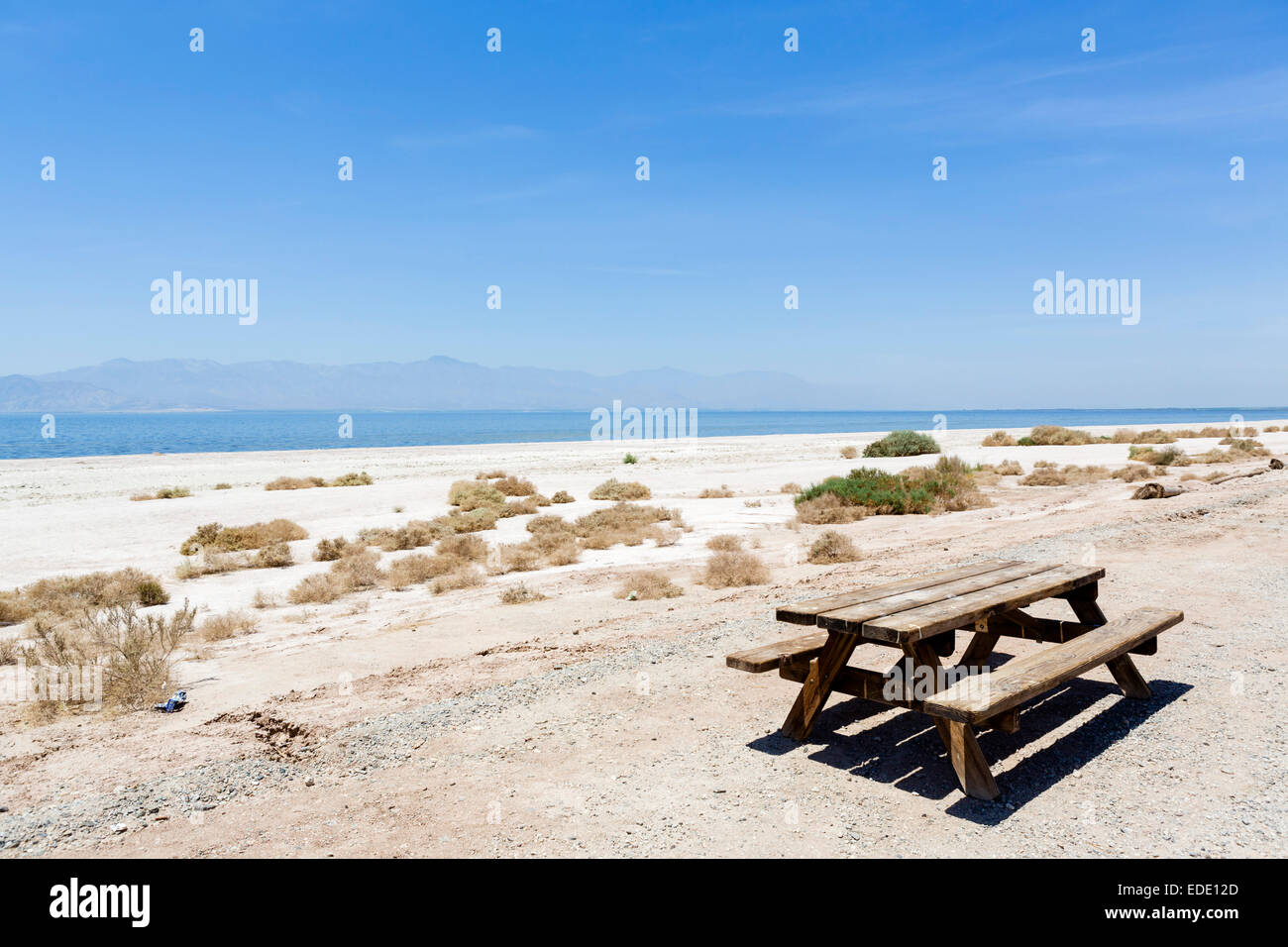 Salton Sea membro Area ricreativa, Imperial County, California, Stati Uniti d'America Foto Stock