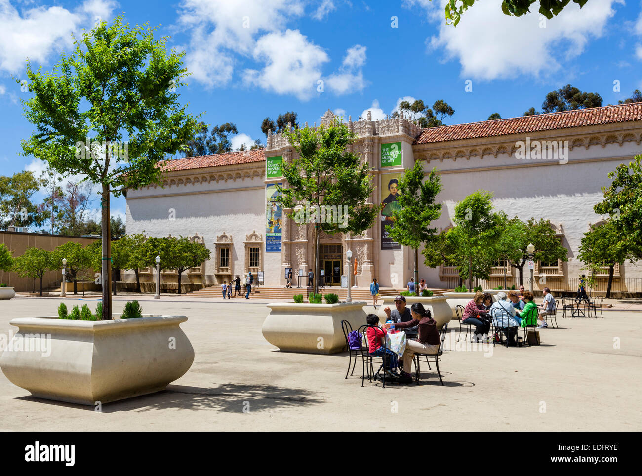 Il San Diego Museum of Art, El Prado, il Parco Balboa, San Diego, California, Stati Uniti d'America Foto Stock