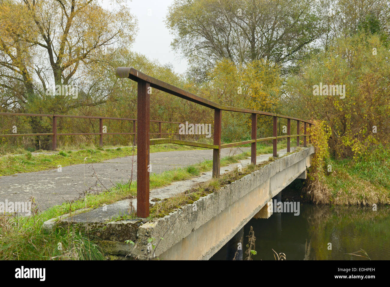 Ponte Vecchio vicino Stangenhagen, Trebbin , Quartiere Teltow-Fläming, Brandeburgo, Germania Foto Stock