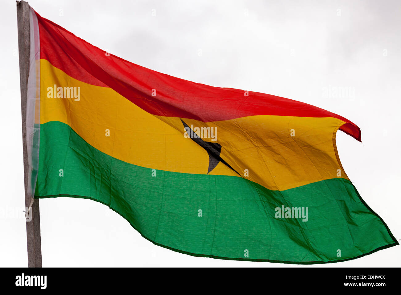 Bandiera del Ghana Foto Stock