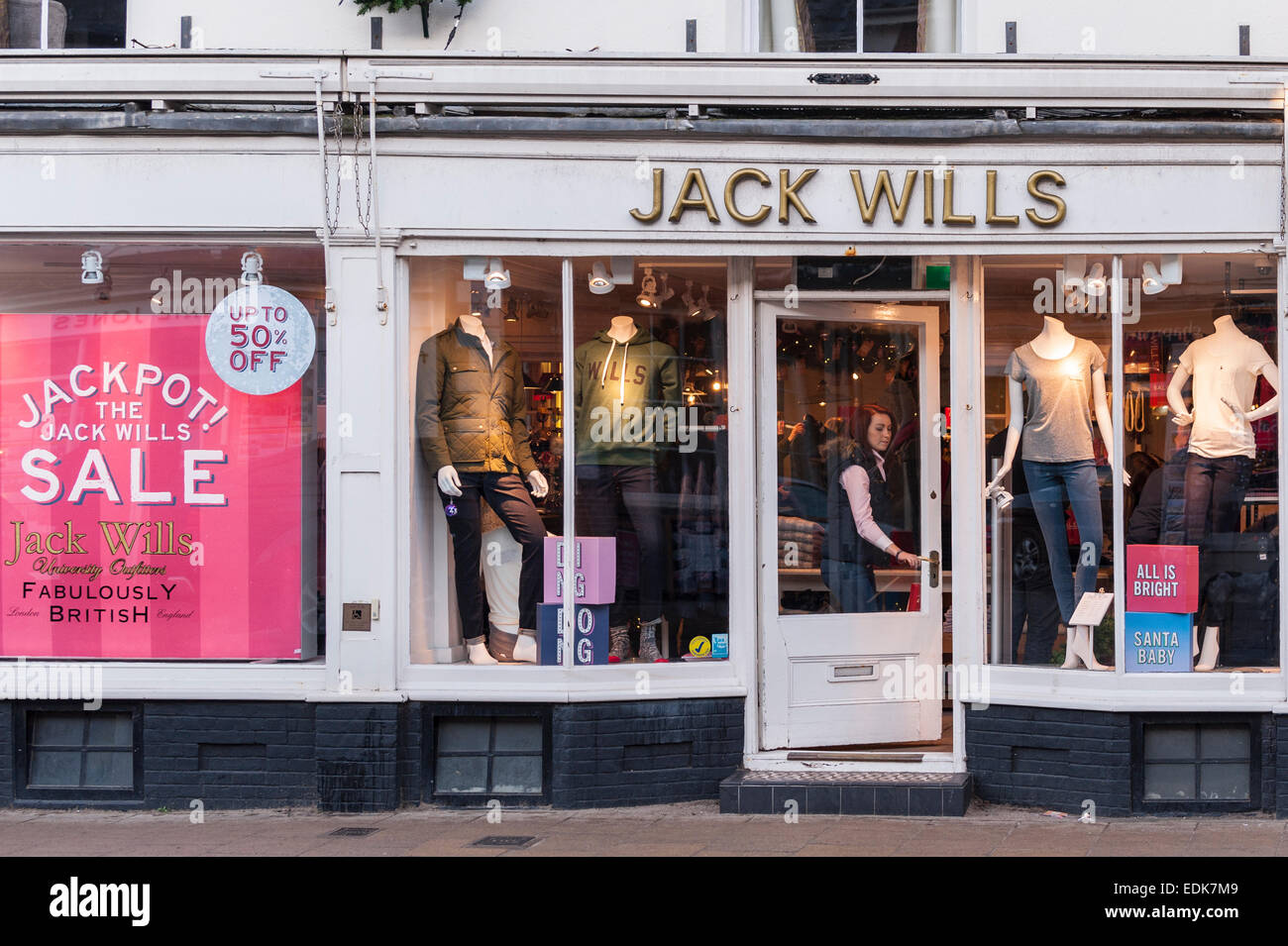Il Jack Wills shop store presso Southwold , Suffolk , Inghilterra , Inghilterra , Regno Unito Foto Stock