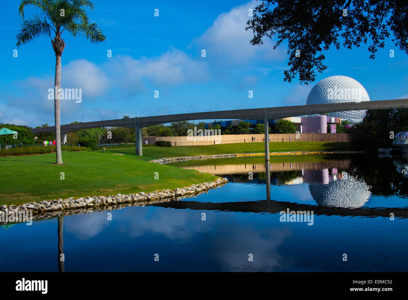 Epcot di riflessione Foto Stock