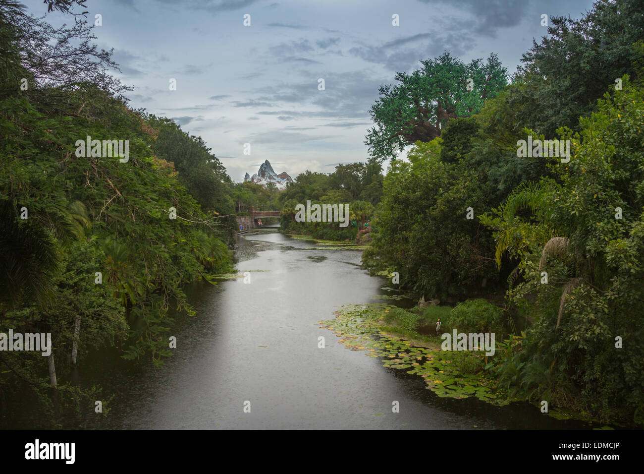 fiume di Everest Foto Stock