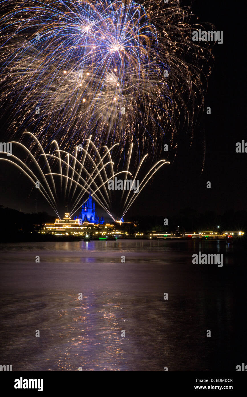 Disney's magica notte Foto Stock