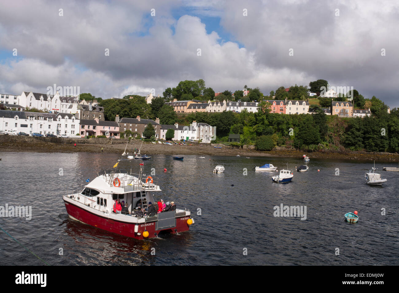 Portree isola di Skye Foto Stock