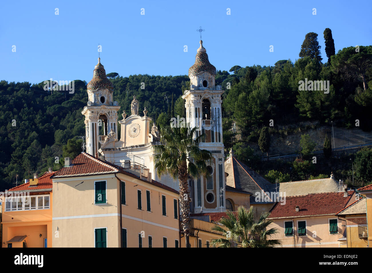 Laigueglia, Riviera dei Fiori, Savona Liguria, Italia. Foto Stock