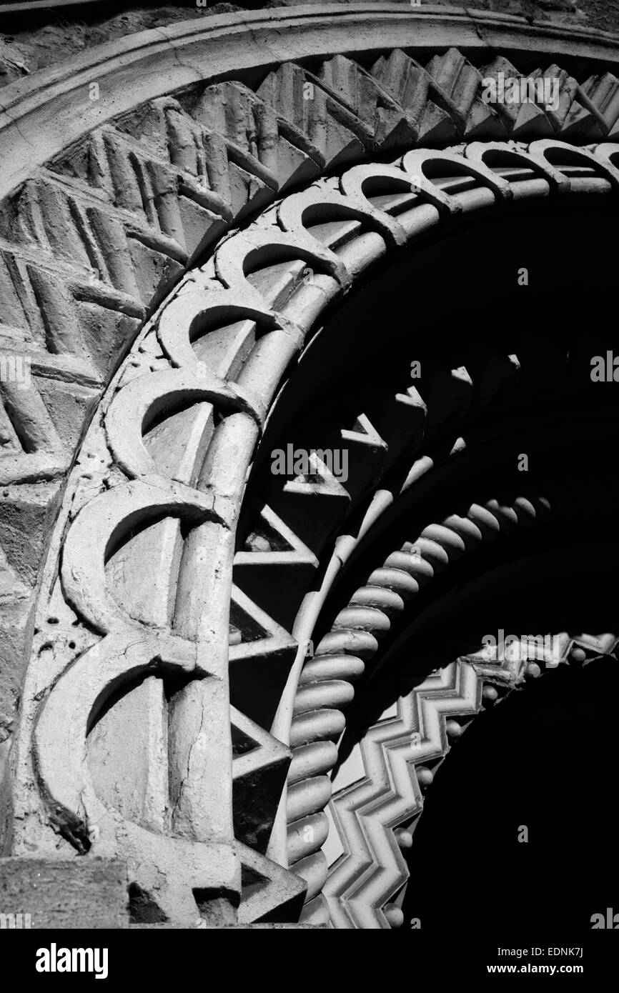 Ingresso di St Pancras vecchia chiesa di St Pancras, London, Regno Unito Foto Stock