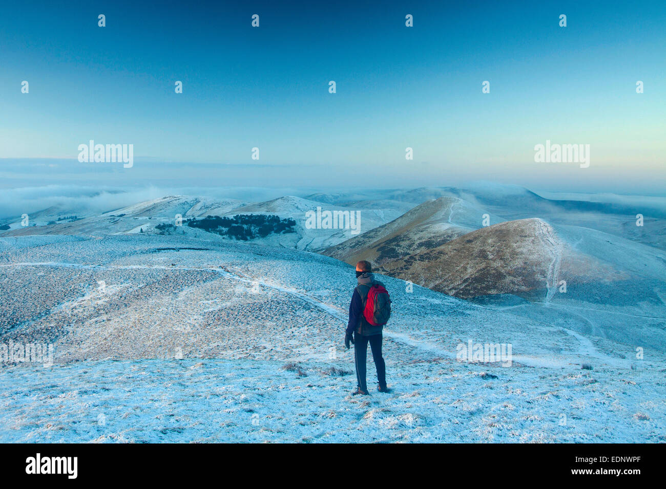 Kip ovest ed est Kip da Scotti legge, Pentland Hills, Pentland Hills Regional Park, Lothian Foto Stock