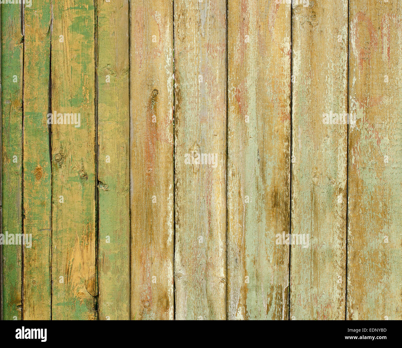 Wood Green plank sfondo texture Foto Stock