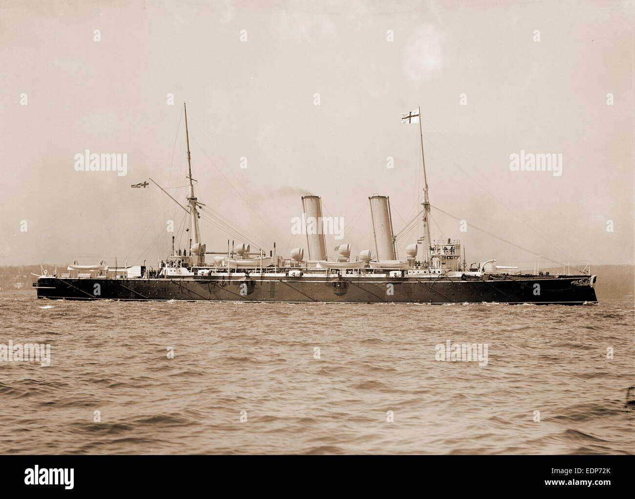 Blake, nave inglese, Blake (nave), governo navi, britannico, 1890 Foto Stock