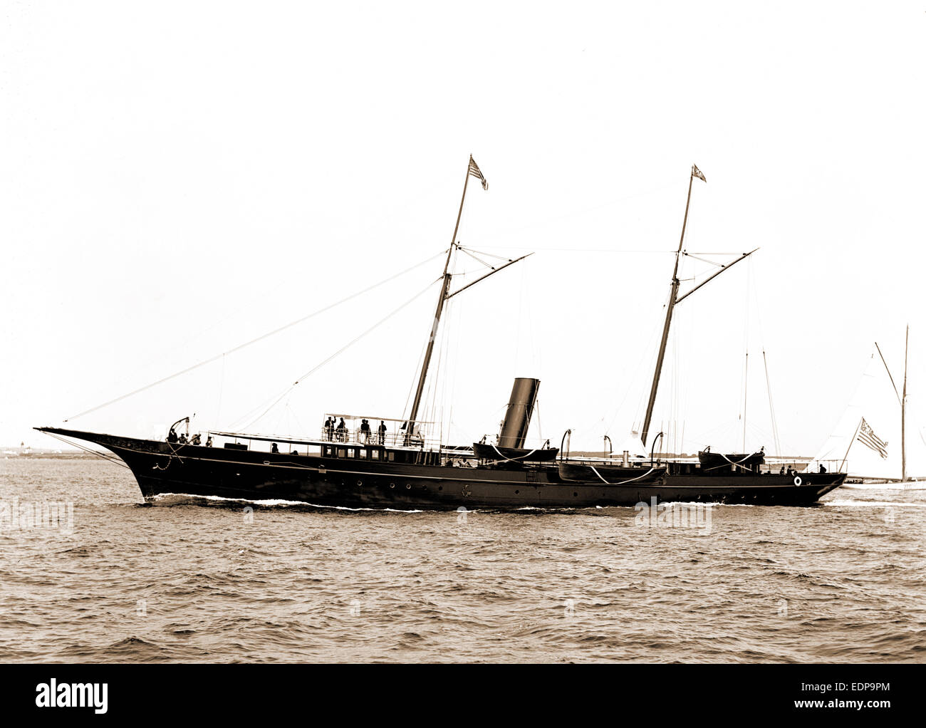 Electra, Electra (Steam Yacht), vapore yachts, 1891 Foto Stock