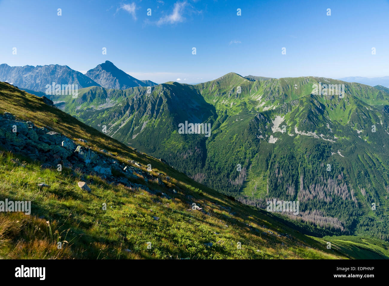 Il polacco Alti Tatra. Zona Valle Gasienicowa Foto Stock