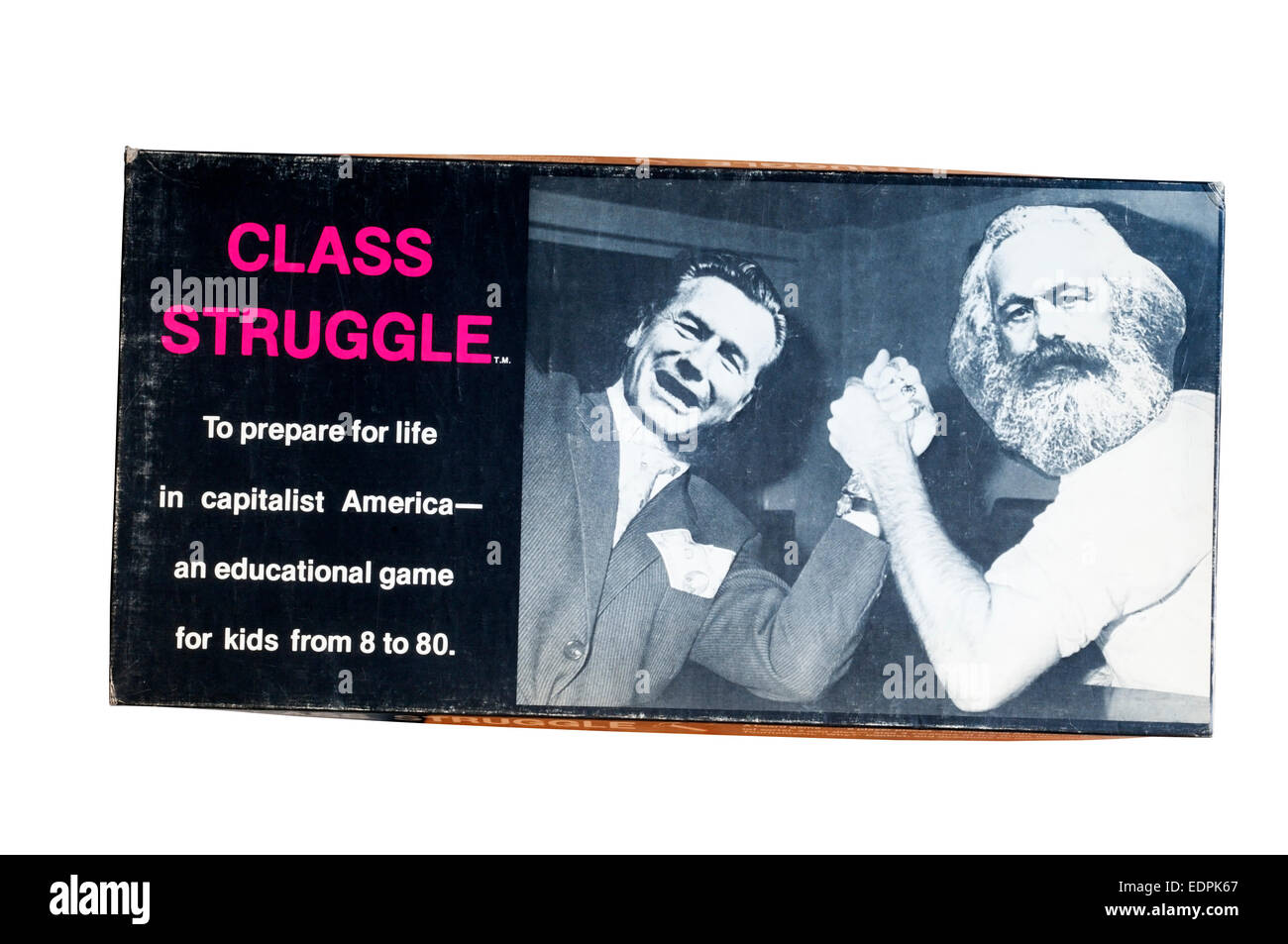 La lotta di classe è stato creato da New York nella politica universitaria professor Bertell Ollman nel 1978 per insegnare agli studenti circa il marxismo. Foto Stock