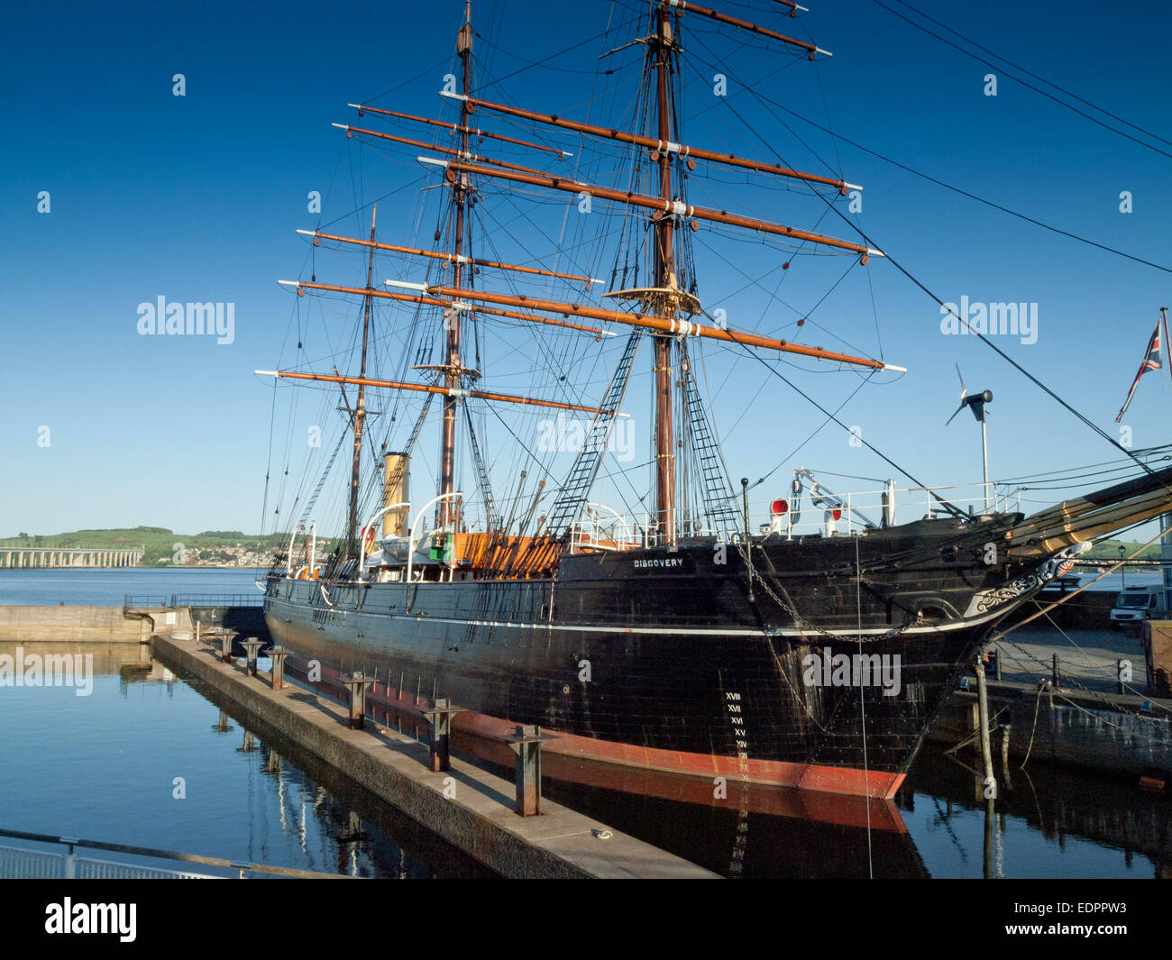 Rrs discovery point tay estuario museum dundee spedizione in Antartide Foto Stock