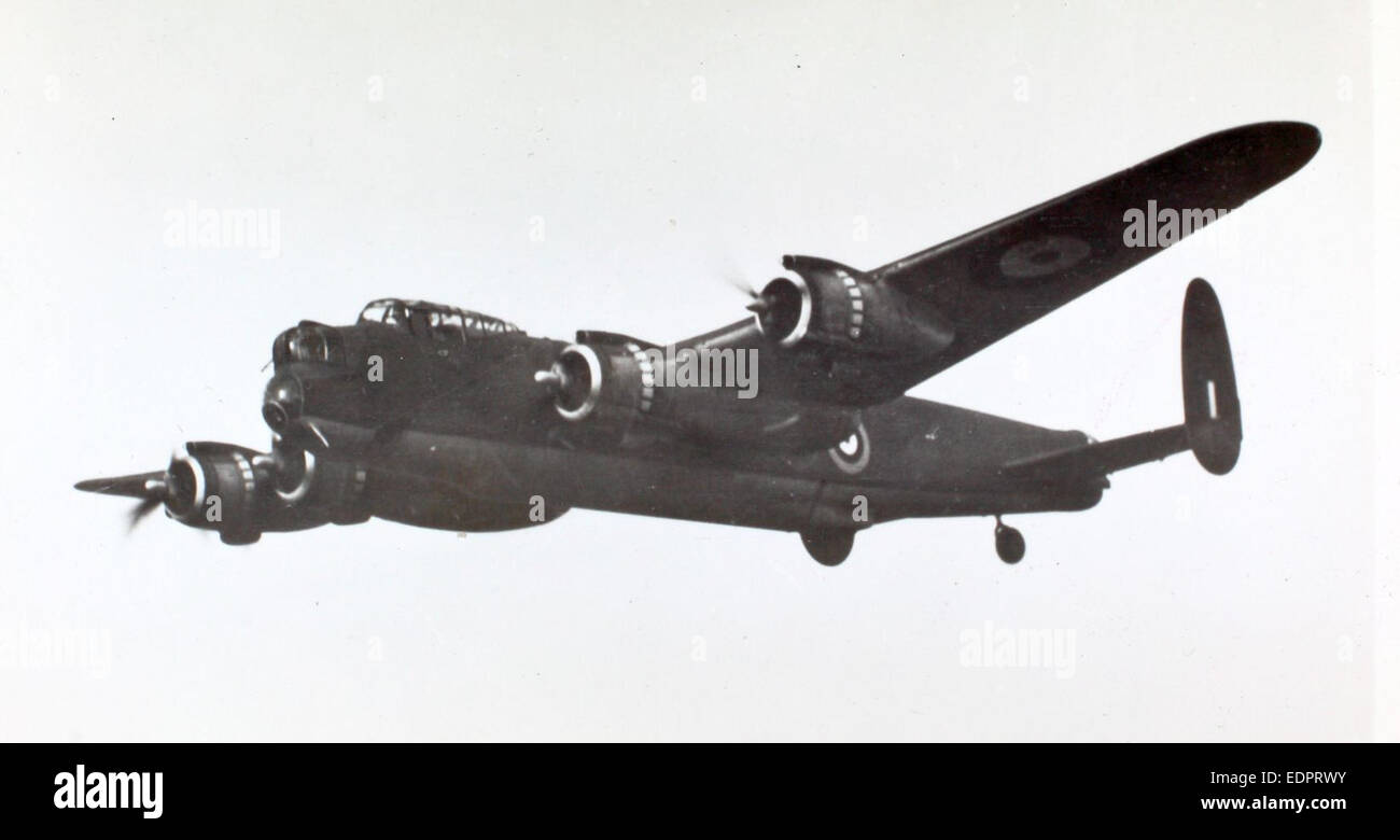 Avro Lancaster II, Bristol Hercules VI 15650476017 o Foto Stock