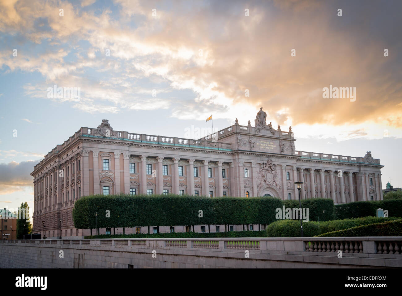 La Casa del Parlamento. Stoccolma, Svezia Foto Stock