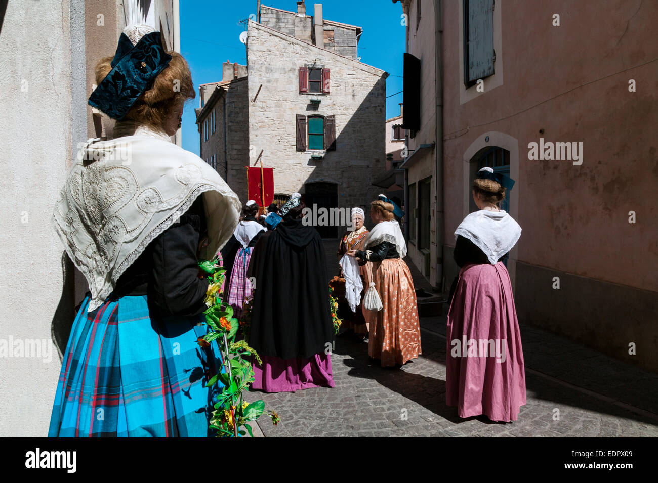 Tradizioni,Saint Gilles,,Gard,Languedoc Roussillon, Francia Foto Stock