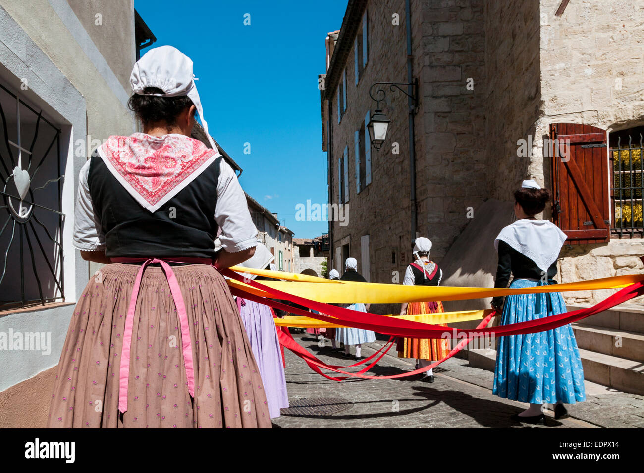 Tradizioni,Saint Gilles,,Gard,Languedoc Roussillon, Francia Foto Stock
