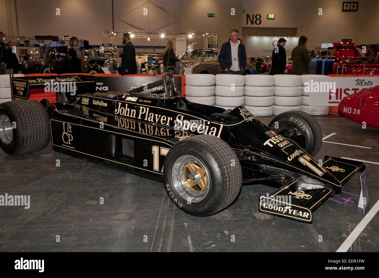 Ottanta Lotus 87 in mostra al London Classic car mostra Excel Foto Stock