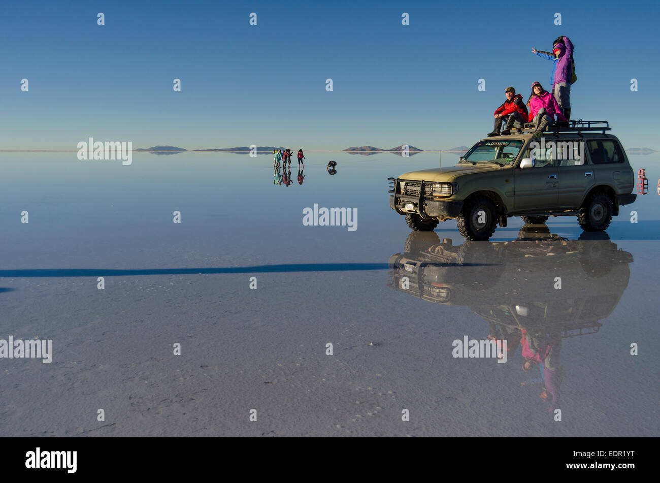 Salar de Uyuni, Bolivia Foto Stock